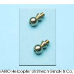 Ball-end bolt 5.0 mm - M 3.0 x 3.0. dia 5.5 mm