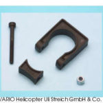 Tail fin and strut holder 2-part