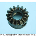 Bevel gear 6 mm, 16-tooth